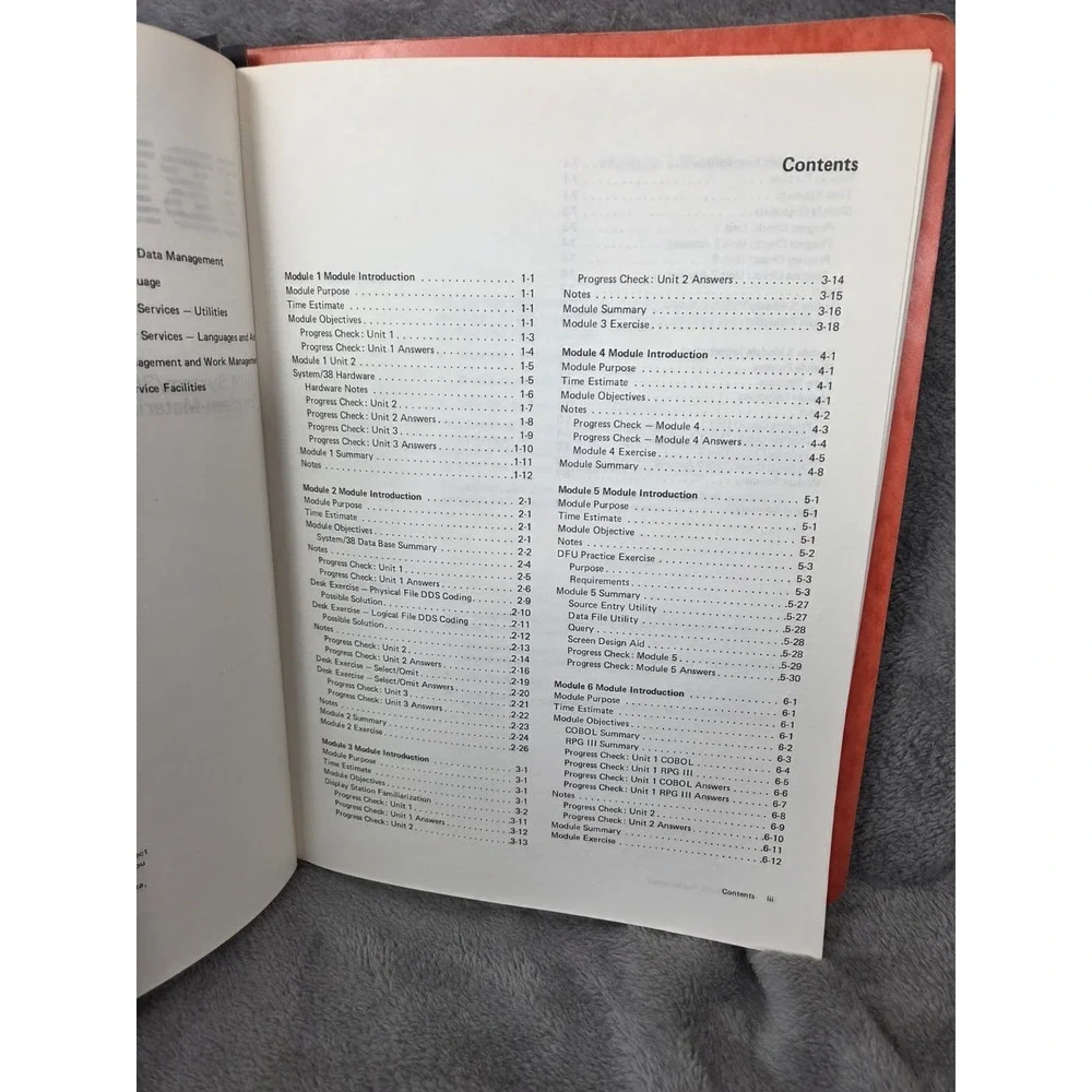 IBM Sytem/38 Fundamentals Student Materials